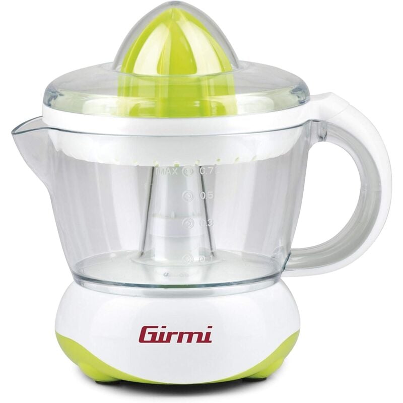 foto del prodotto sr02 spremiagrumi 25 w capacit 700 cc doppia coppa di spremitura bianco rosso girmi