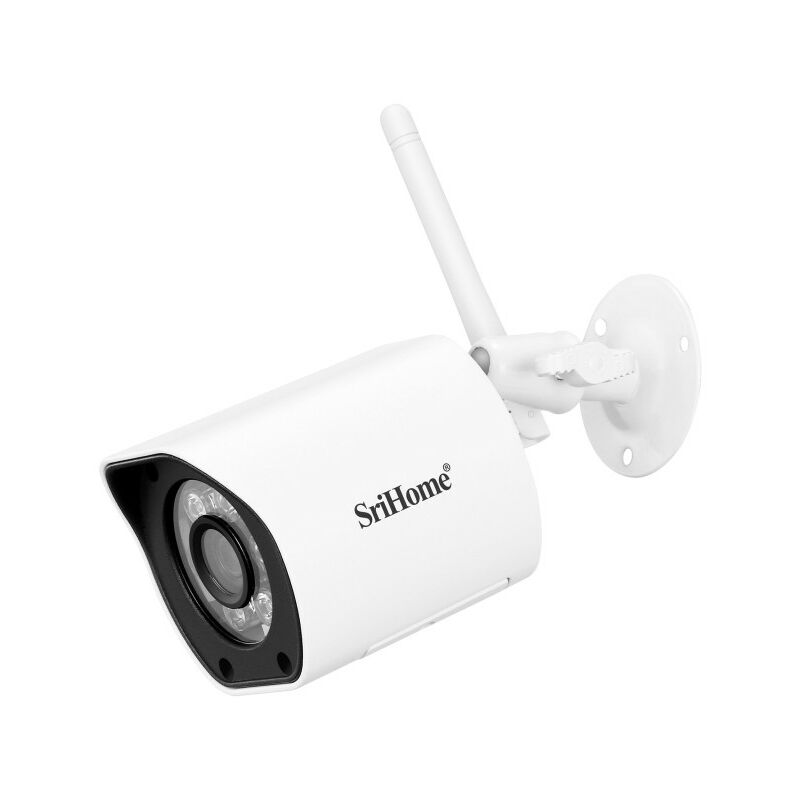 foto del prodotto srihome ricondizionata sh034 telecamera full hd 5mp con h.265, audio integrati, wifi e scheda sd, starlight da 5mp