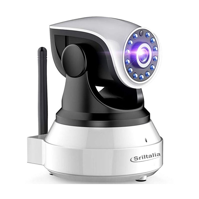 foto del prodotto srihome ricondizionato telecamera wi fi interno sp017 full hd 3mp videocamera sensore di mov. visione notturna app guardo pro