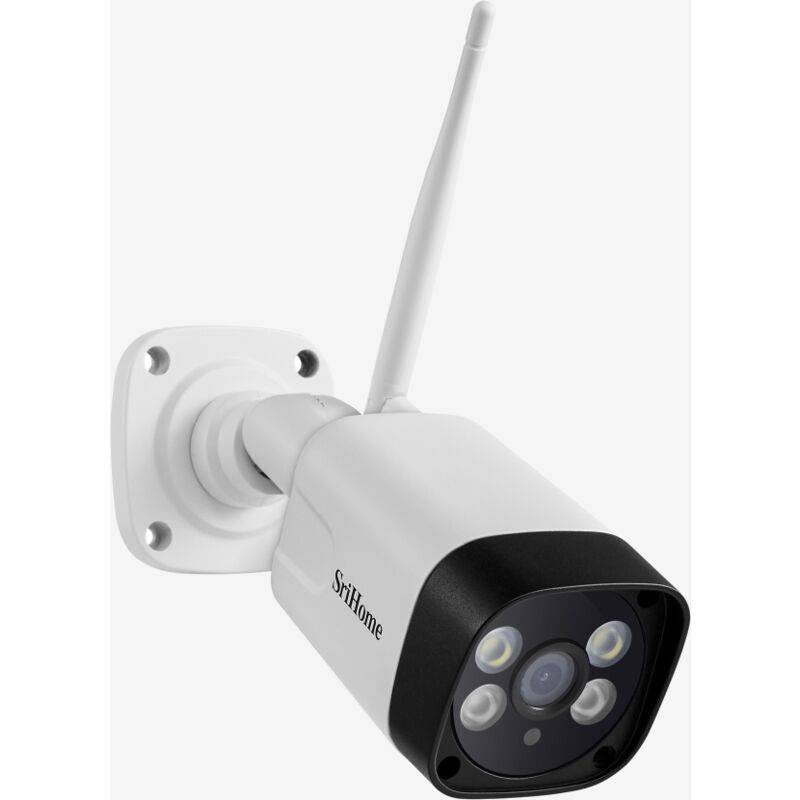 foto del prodotto srihome ricondizionato telecamera wifi sh035 con infrarossi luminosi hd a 3.0 mp con audio e supporto microsd 