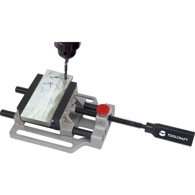 foto del prodotto srs 143 morsa a vite to 4988658 larghezza becchi ganasce 100 mm apertura max. 90 mm toolcraft