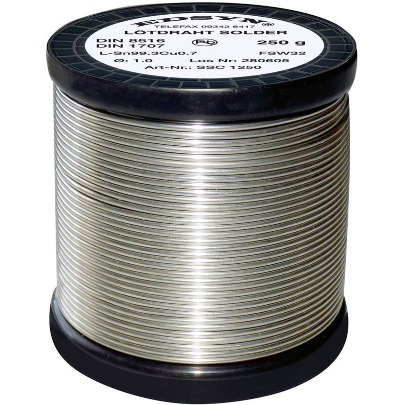 foto del prodotto ssc15250 stagno senza piombo edsyn