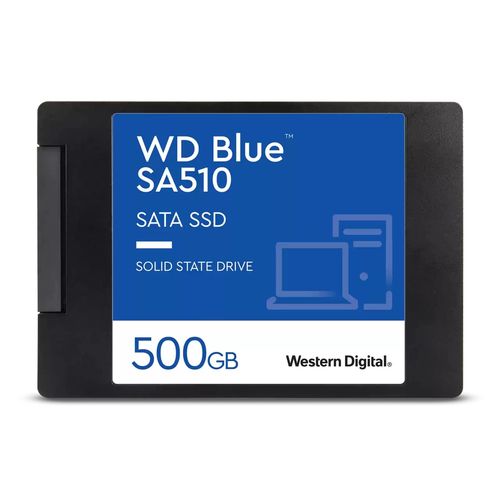 foto del prodotto ssd 2,5 500gb sa510 sata3 blue wd no kit instal. new