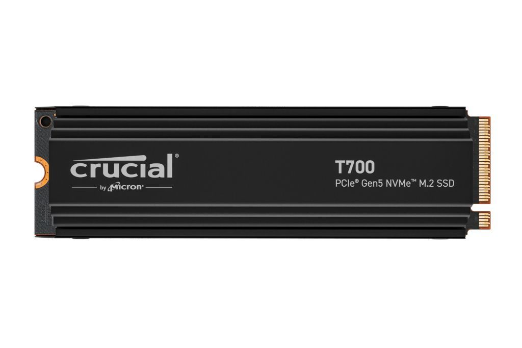 foto del prodotto ssd crucial 1tb t700 ct1000t700ssd5 pcie 5.0 x4 m.2 nvme gen5 heatsink