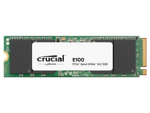 foto del prodotto ssd crucial m.2 2280 480gb nvme e100 pcie 4.0 read 4500mb s write 2500mb s ct480e100ssd8