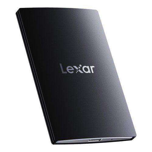 foto del prodotto ssd esterno lexar lsl500x001t rnbng sl500 black