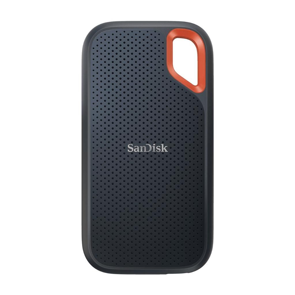foto del prodotto ssd esterno sandisk sdssde61 1t00 g25 extreme v2 1tb black e red