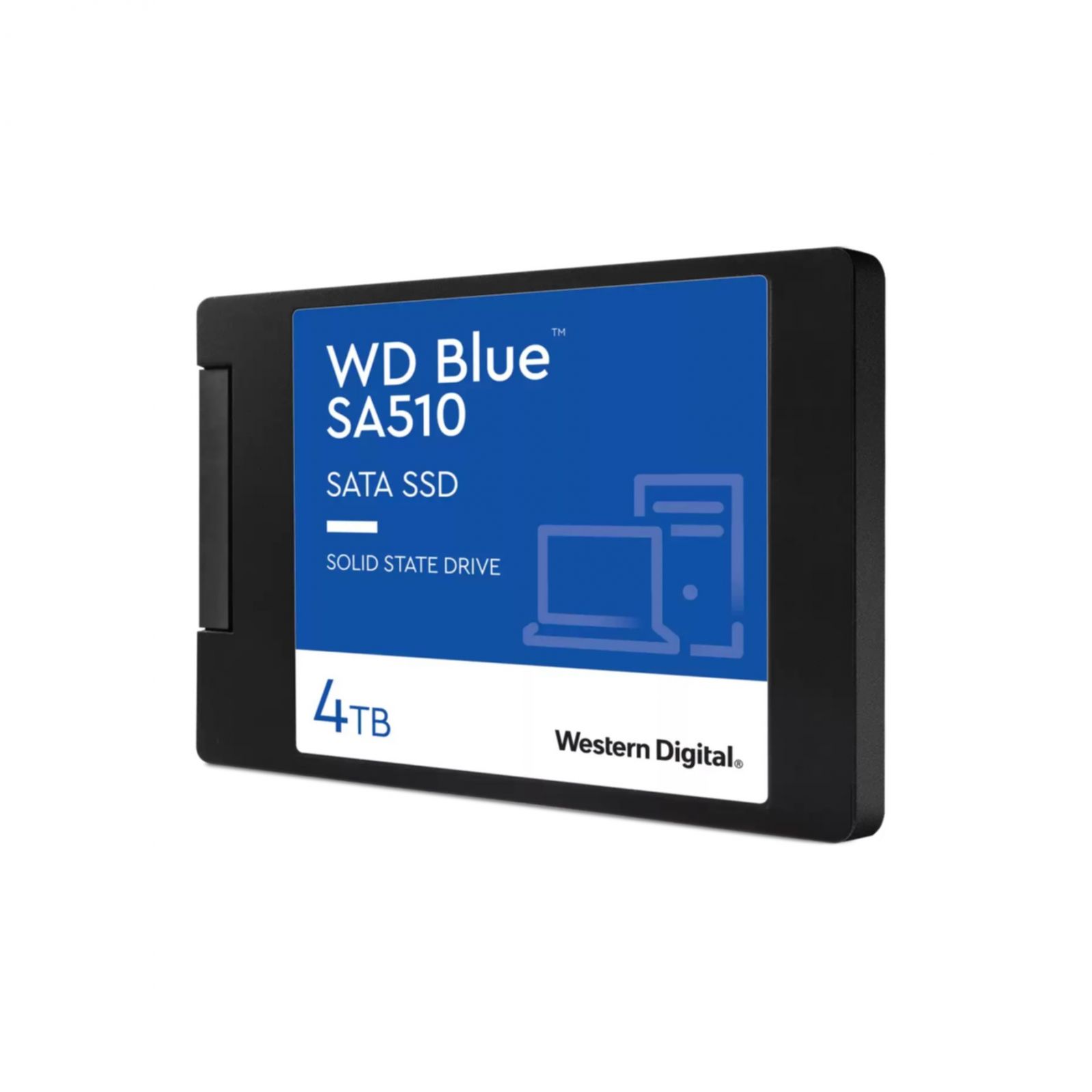 foto del prodotto ssd wd blue 4tb sa510 sata3 2,5 7mm wds400t3b0a