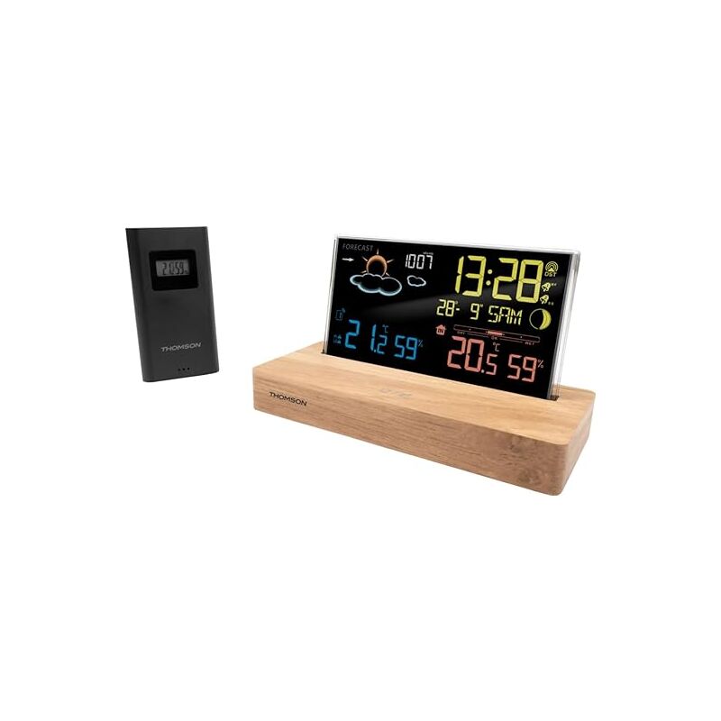 foto del prodotto ssveglia con display meteo nero