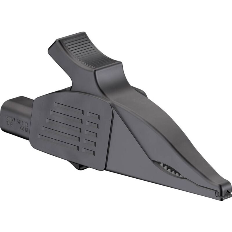 foto del prodotto st ubli xdk 1033 i 2 morsetto a clip coccodrillo isolato connettore 4 mm cat iv nero