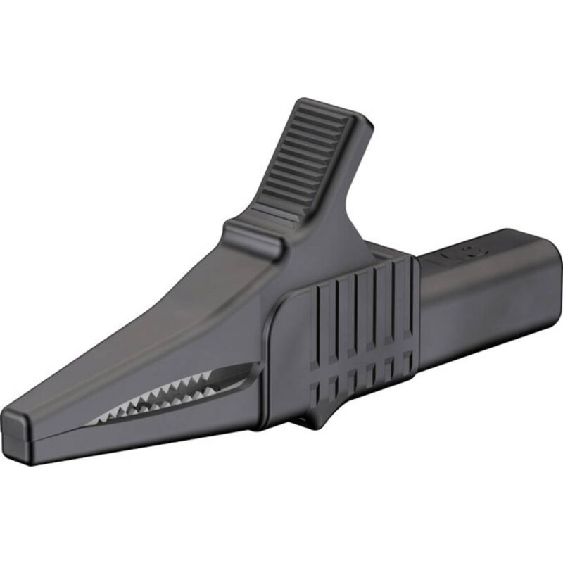foto del prodotto st ubli xkk 1001 morsetto a clip coccodrillo isolato cat ii nero
