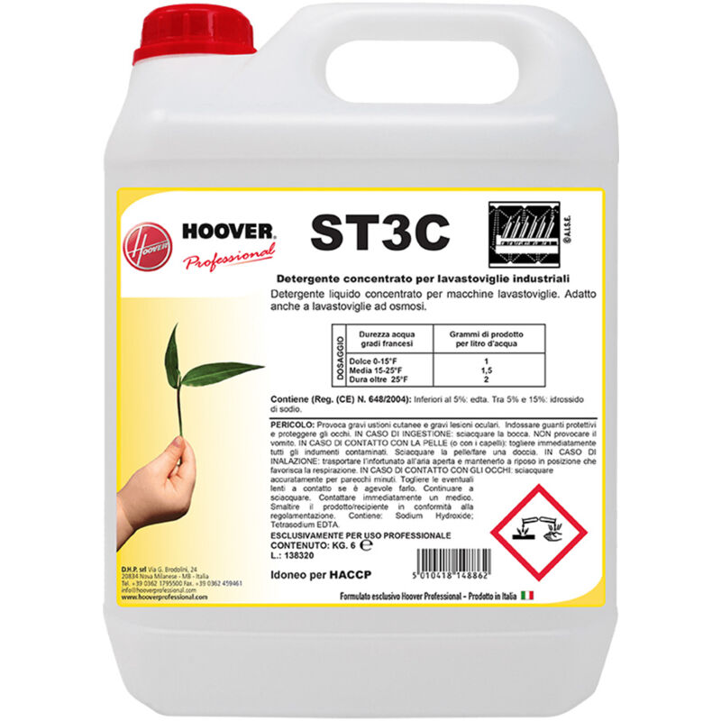 foto del prodotto st3c detersivo liquido per lavastoviglie