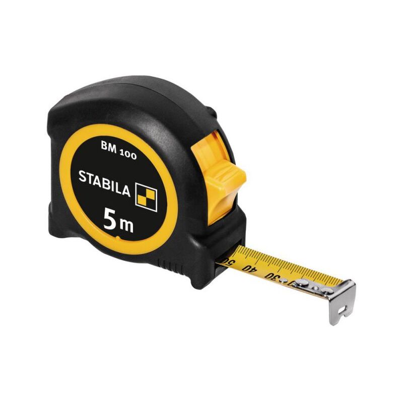foto del prodotto stabila flessometro bm 100, scala metrica millimetrata,5 m