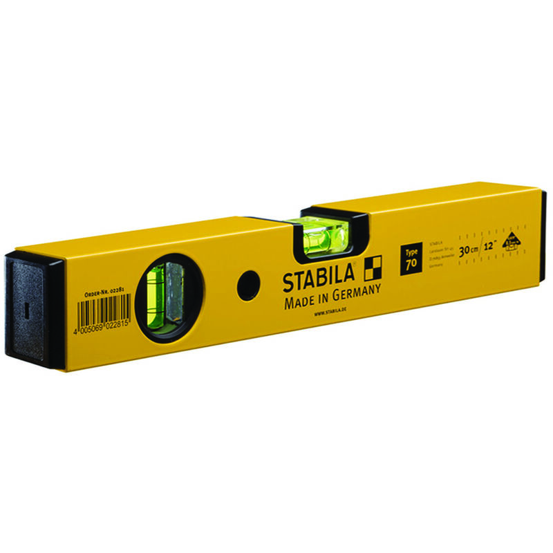 foto del prodotto stabila livella in alluminio con 2 bolle mod.70 cm.30 2 bolle 02281 