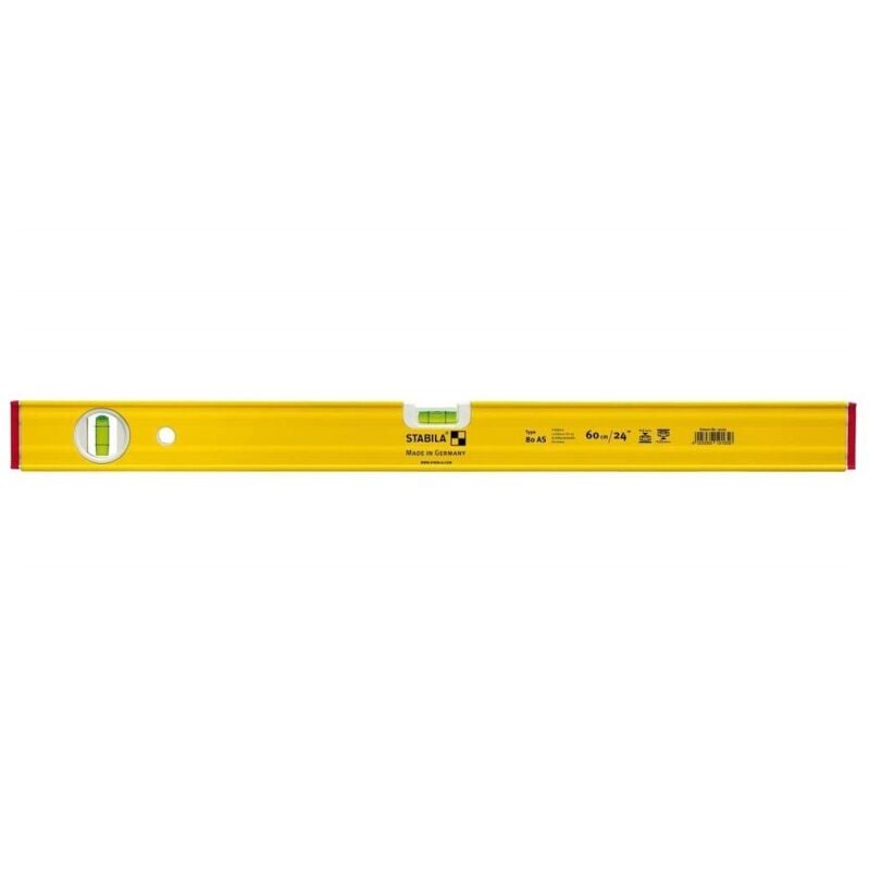 foto del prodotto stabila livella livello per muratore cm 120 alluminio 2 bolle modello 80 as