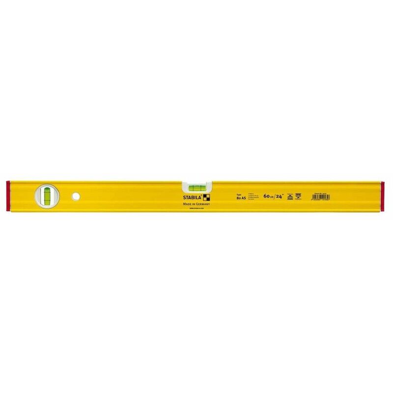 foto del prodotto stabila livella livello per muratore cm 40 alluminio 2 bolle modello 80 as