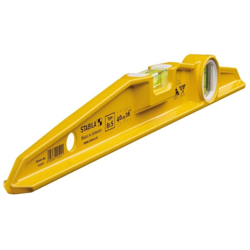 foto del prodotto stabila livella livello per muratore cm 80 alluminio 2 bolle modello 81s
