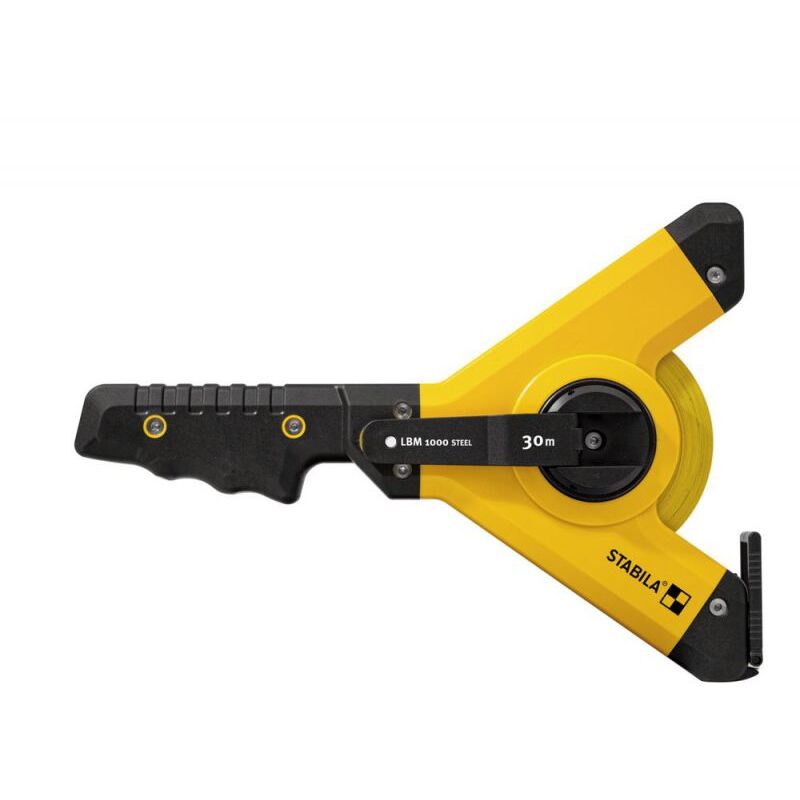 foto del prodotto stabila rotella metrica a telaio lbm 1000 steel, nastro in acciaio, scala metrica graduata,30 m