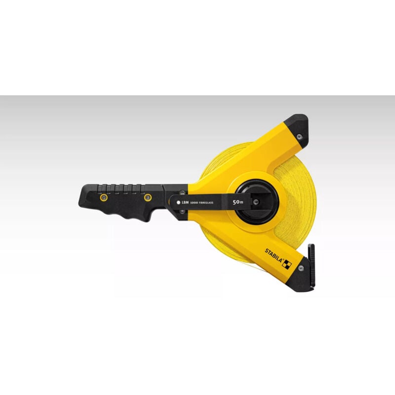 foto del prodotto stabila rotella metrica rullina mt50 metro nastro in fibra vetro giallo lbm1000