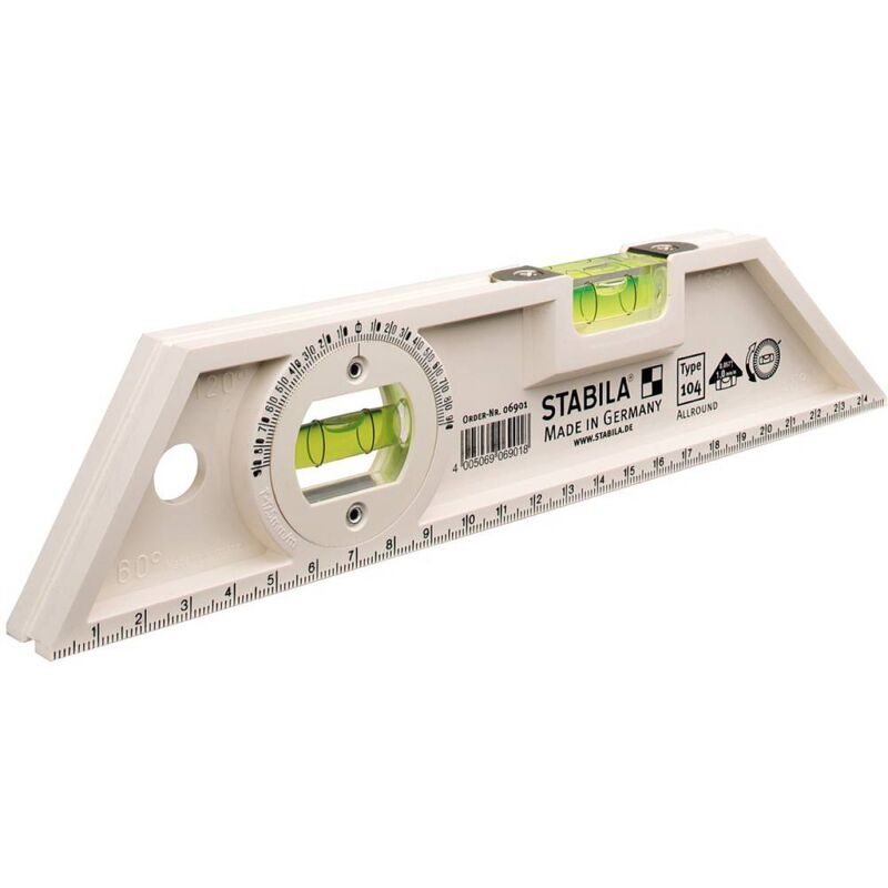 foto del prodotto stabila type 104 allround 6901 mini livella 25 cm 1 mm m
