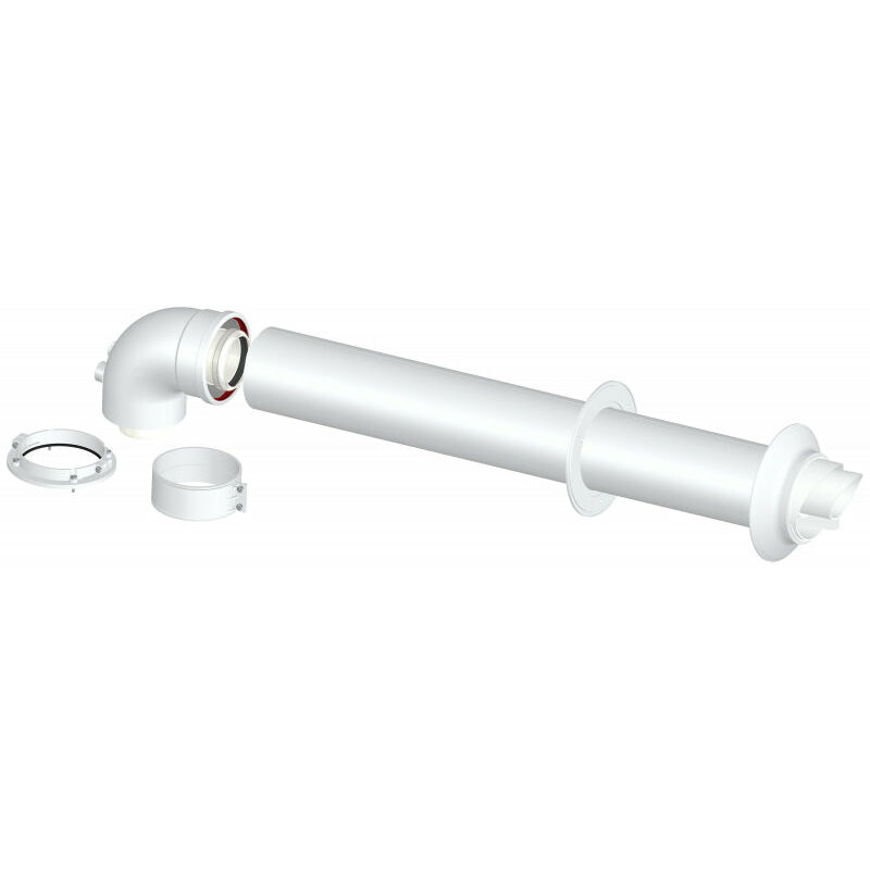 foto del prodotto stabile kit scarico fumi coassiale pps 60 100 compatibile con 36 marchi diversi di caldaie a condensazione vedi scheda tecnica 