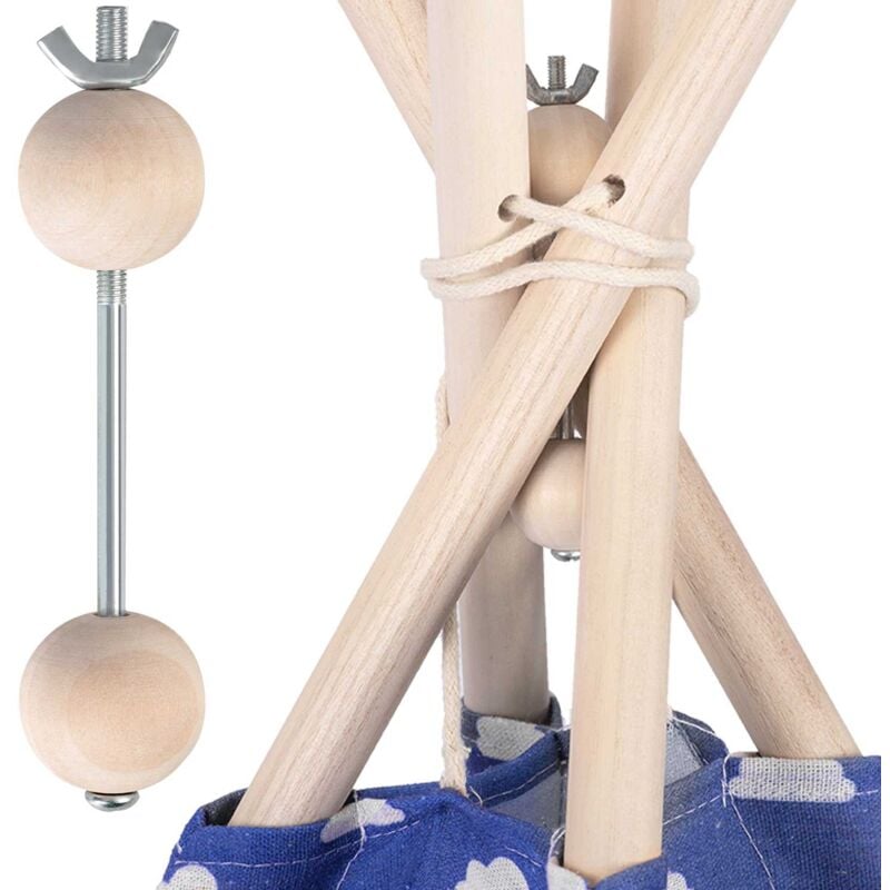foto del prodotto stabilizzatore in legno per la tenda tipi nukido