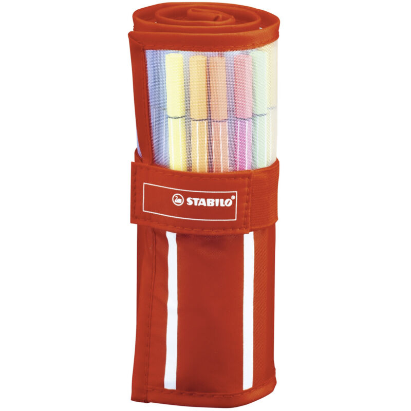 foto del prodotto stabilo pennarello premium pen 68 set 30 colori assortiti tratto 1mm punta tipo