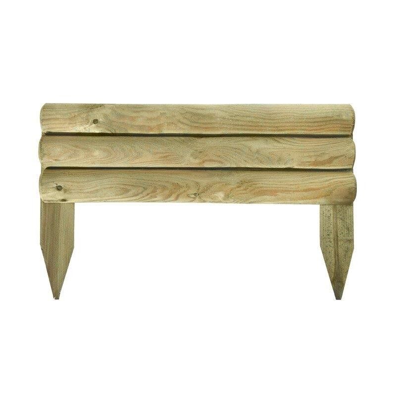 foto del prodotto staccionata in legno orizzontale 55x15 30