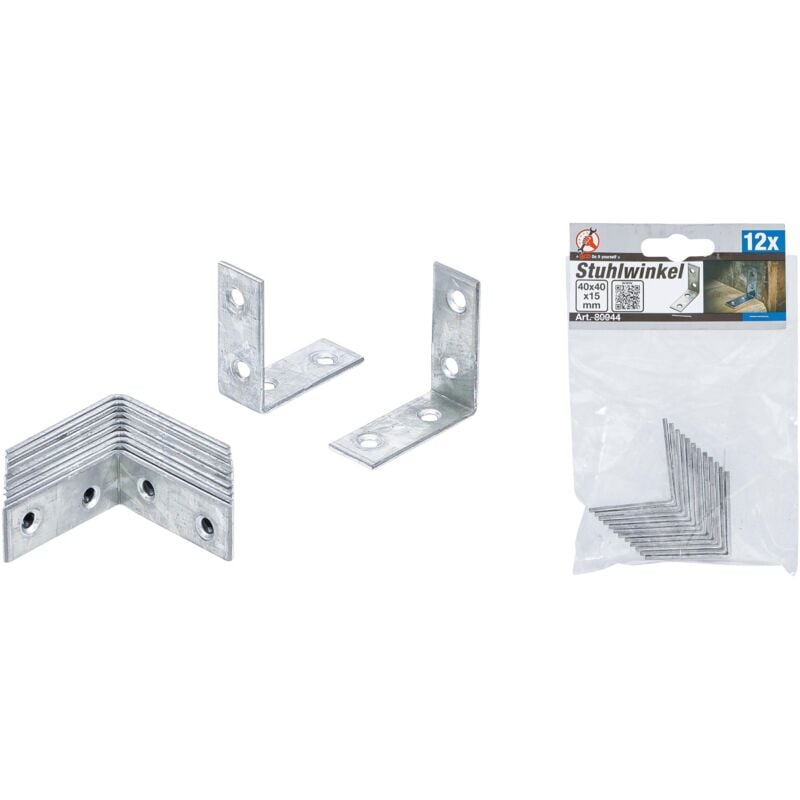 foto del prodotto staffa ad angolo 40 x 40 x 15 mm 12 pz.