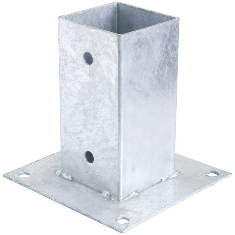 foto del prodotto staffa di ancoraggio per pergola zincata 71x71mm saturnia
