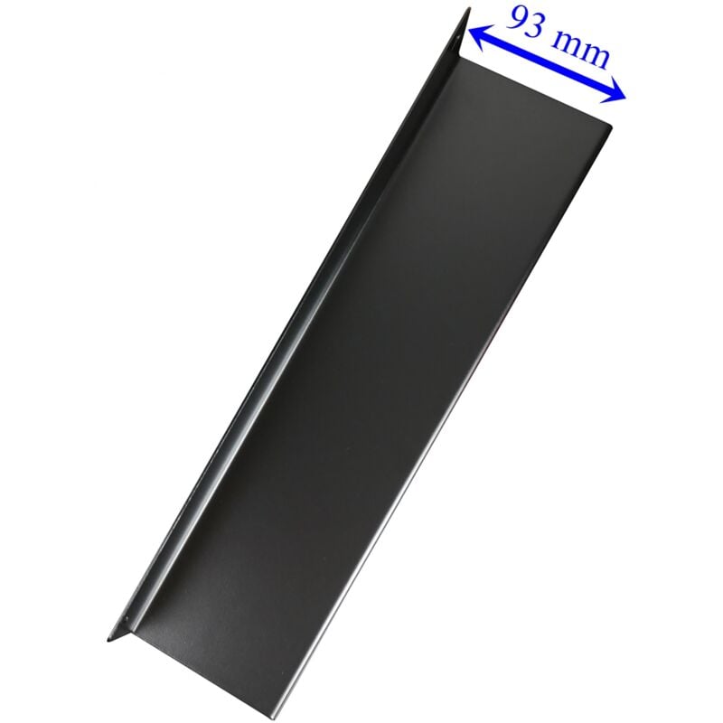foto del prodotto staffa di montaggio per cassetto contanti, solida, stabile, nera hd mb35