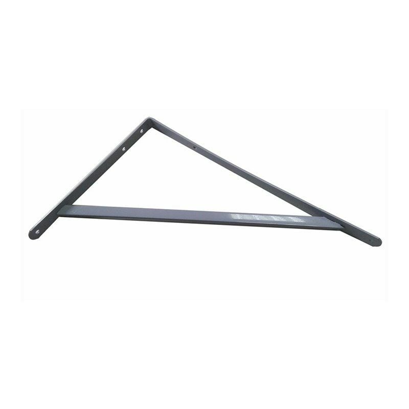 foto del prodotto staffa fortex in acciaio grigio argento 33x50cm