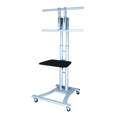foto del prodotto staffa pavimento per tv 27 60 load 50kg 600x400 reg altezza