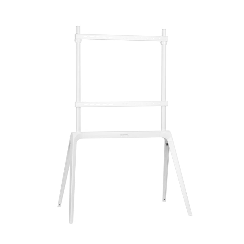 foto del prodotto staffa pavimento per tv 55 86 load 60kg 600x400 bianco metal