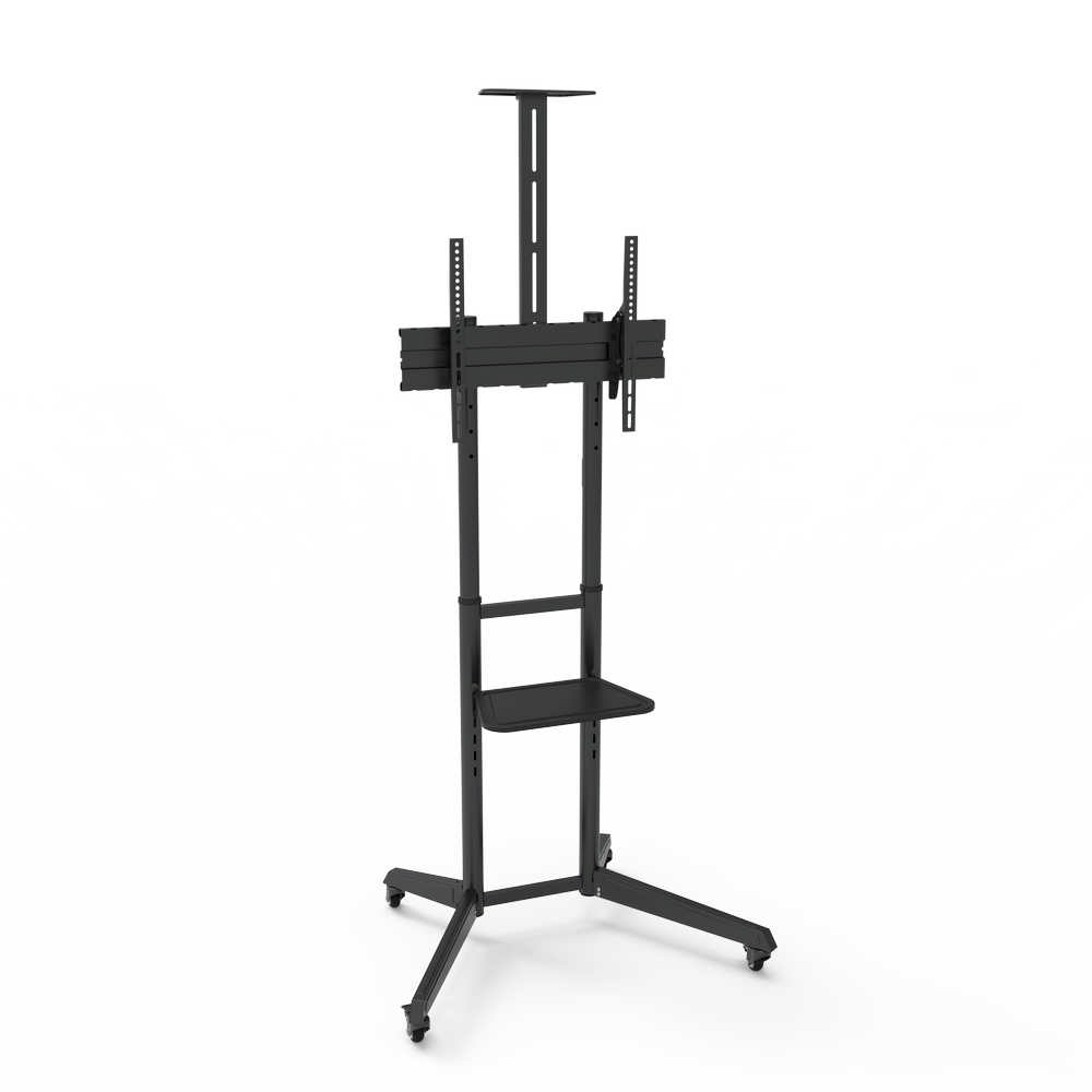foto del prodotto staffa pavimento tv fino 600x400 npf10313 load 50kg con ruote