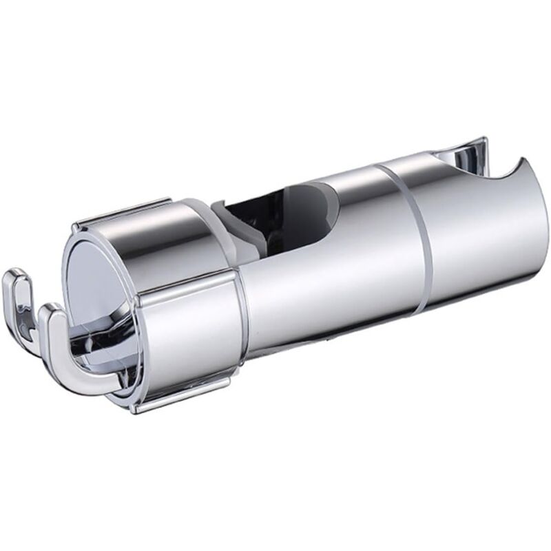foto del prodotto staffa per doccia universale, staffa per doccia ruotabile a 360 per barra scorrevole con diametro esterno di 18 25 mm, staffa per doccia regolabile,