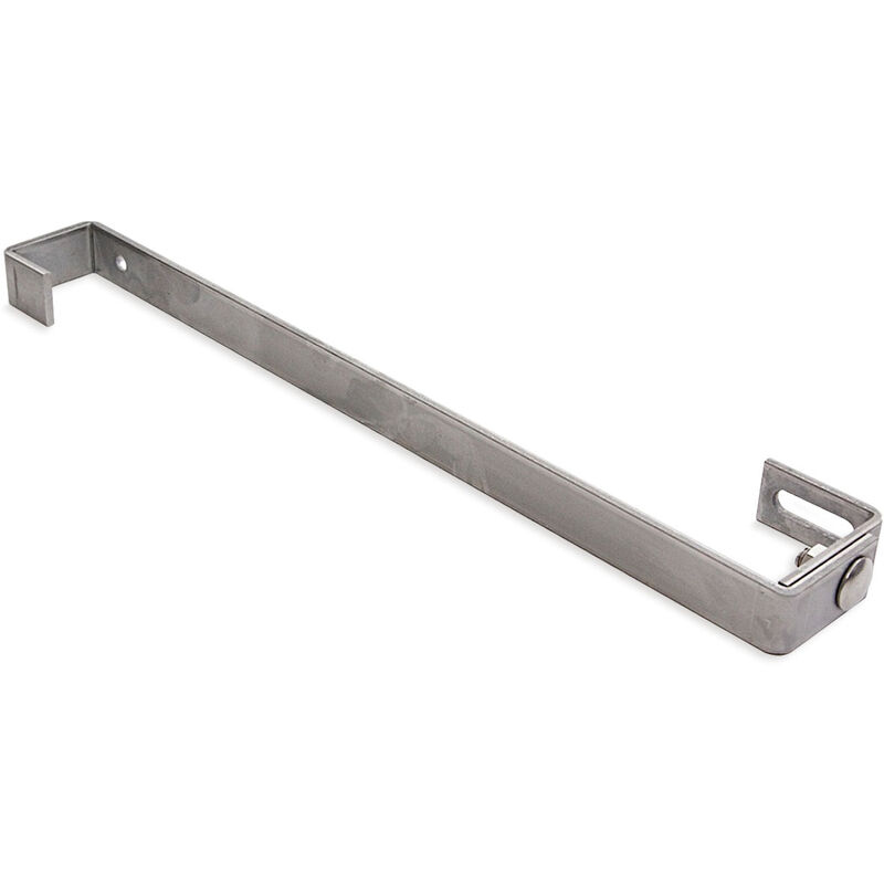 foto del prodotto staffa per tetto tipo s regolabile rinforzata, lunghezza 470 mm, larghezza 30 mm