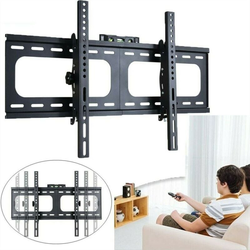 foto del prodotto staffa sottile da parete per tv da 26 c 75 , supporto da parete ultra sottile, per tv led, lcd, oled al plasma, schermo grasso, 44,9 kg, capacit 