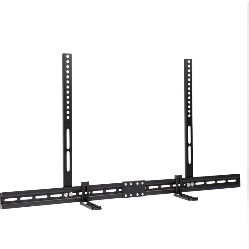 foto del prodotto staffa soundbar universale staffa soundbar sopra tv supporto soundbar tv soundbar supporto soundbar universale a muro con senza fori con staffe di