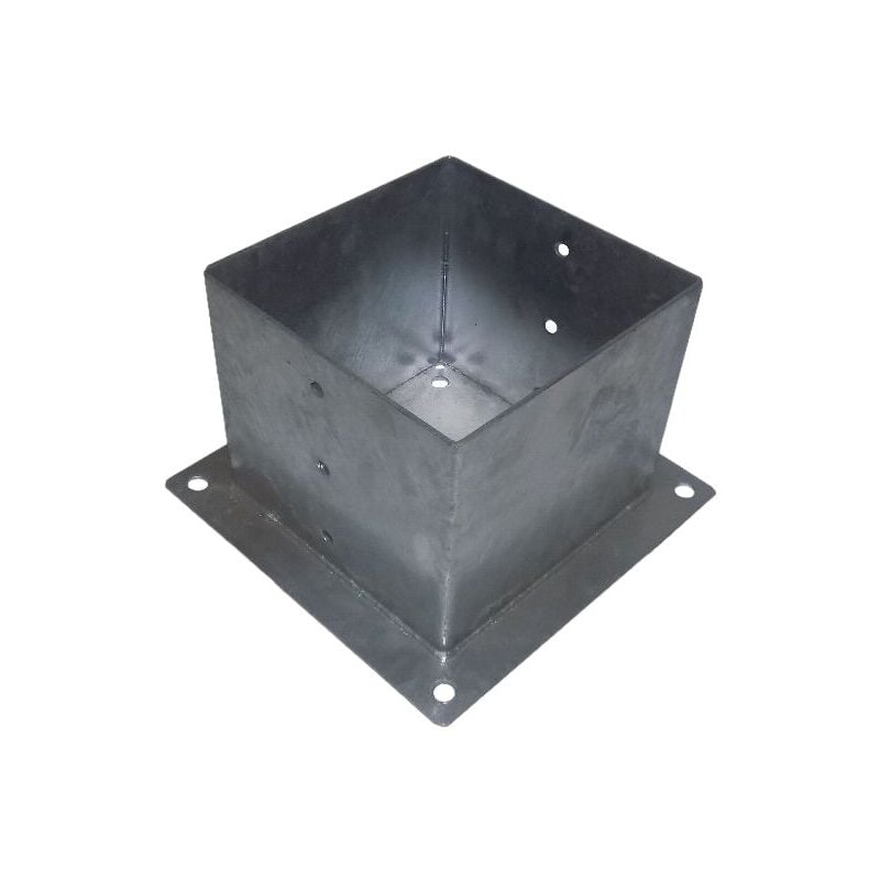 foto del prodotto staffa supporto a pavimento terra zincato a caldo per trave in legno lamellare - codice tg 22