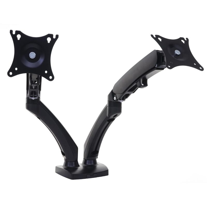 foto del prodotto staffa supporto schermo tv monitor orientabile hhg 764 10 27 vesa 75x75mm 100x100mm 2 braccia