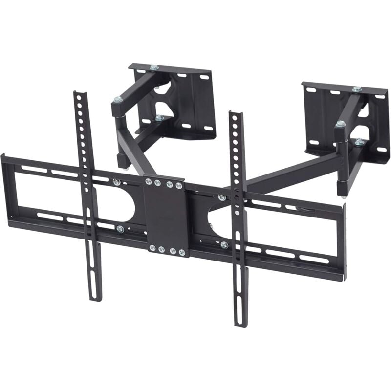 foto del prodotto staffa tv a muro angolare supporto tv da parete braccio tv per 32 65 pollici led lg inclinabile e girevole vesa max 600x400mm carico 45 kg