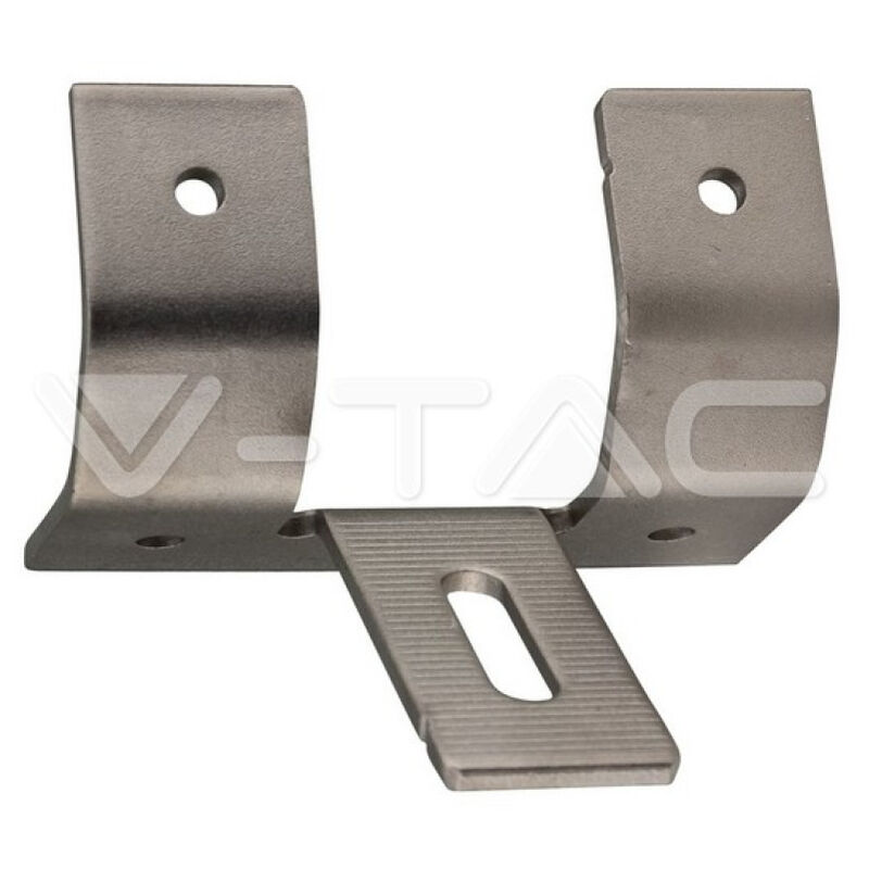 foto del prodotto staffe di acciaio per fissaggio moduli fotovoltaici su lamiera grecata per posa verticale 5pz v tac