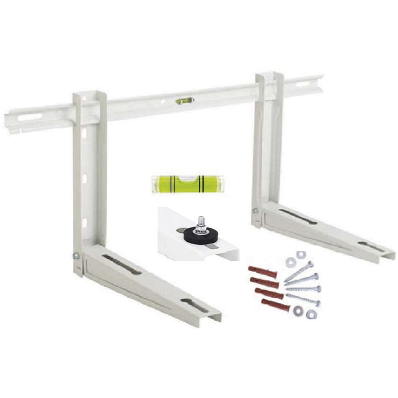 foto del prodotto staffe mensole supporti 48x38x80 cm. 100 kg climatizzatore mono dual condizionatore