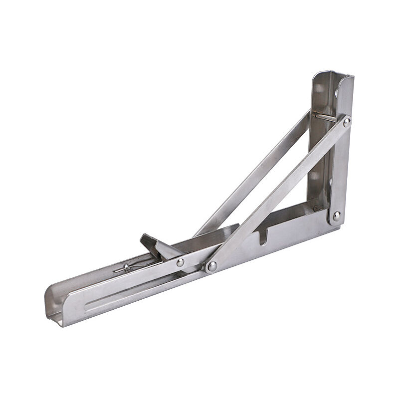 immagine 0 del prodotto staffe per mensole pieghevoli, 2 pezzi, staffe per mensole pieghevoli in acciaio inox, staffe per mensole pieghevoli a parete staffe per mensole