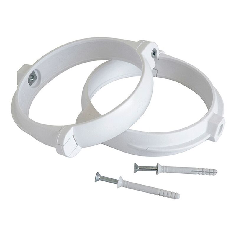 foto del prodotto staffe per tubo d.125 bianco qt. 2