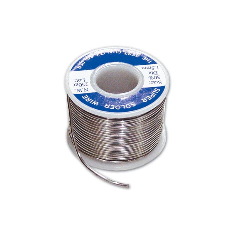 foto del prodotto stagno a rocchetto per saldatura 250 gr filo 1,5 mm
