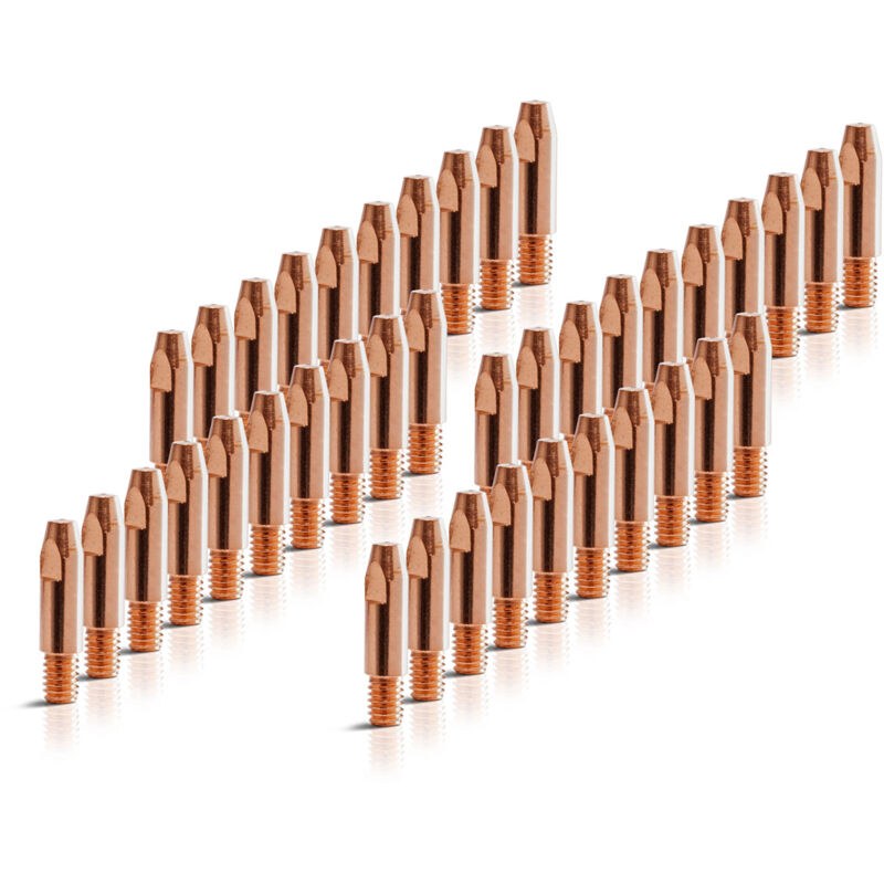 foto del prodotto stahlwerk 40 x punte di contatto ak25 mb25 punte di contatto m6x28 0,8 mm mig mag
