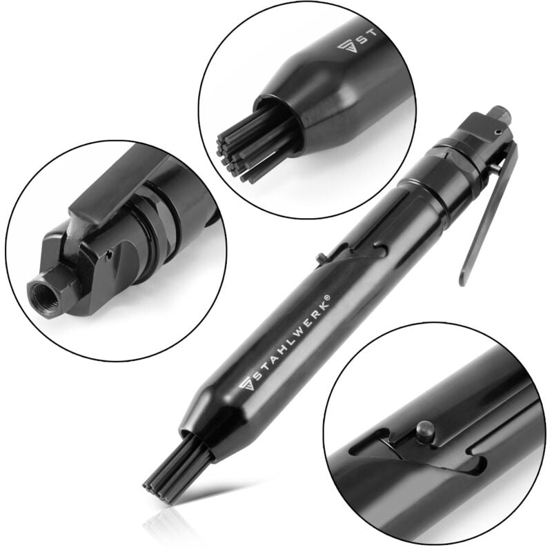 foto del prodotto stahlwerk ablatori ad ago ad aria compressa dne-600 st, aspirazione diritta 6.000 soffi min.