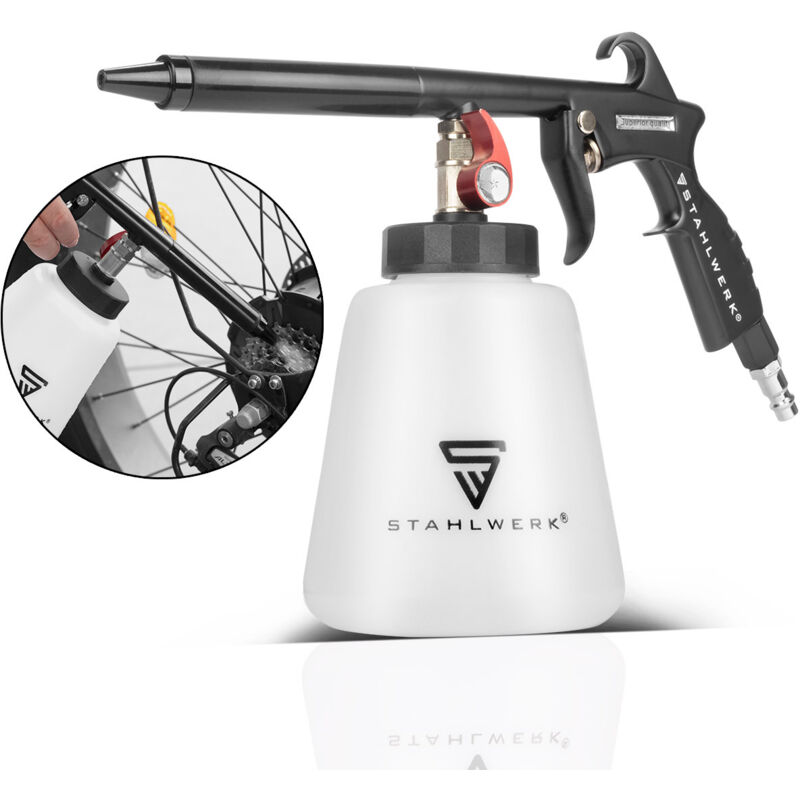 foto del prodotto stahlwerk pistola di pulizia ad aria compressa rp 93 st con serbatoio da 1 litro